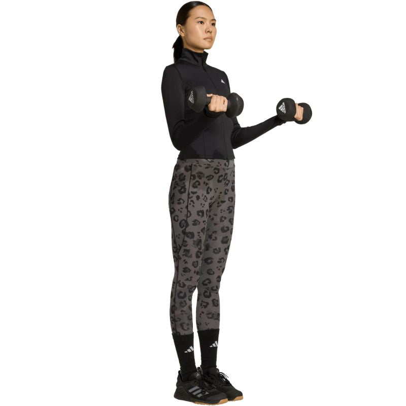 adidas Optime Essentials Full-Zip Women's Sweatshirt Black