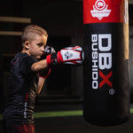 DBX Bushido 6oz Boxing Gloves for Kids - Junior Red piros kesztyű