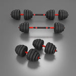 HMS 6-in-1 weight set (barbell, dumbbells and kettlebell) 40kg edzőfelszerelés 17-57-070