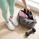 Meteor 2x5 kg cast iron dumbbell set uniw hátizsák 17847