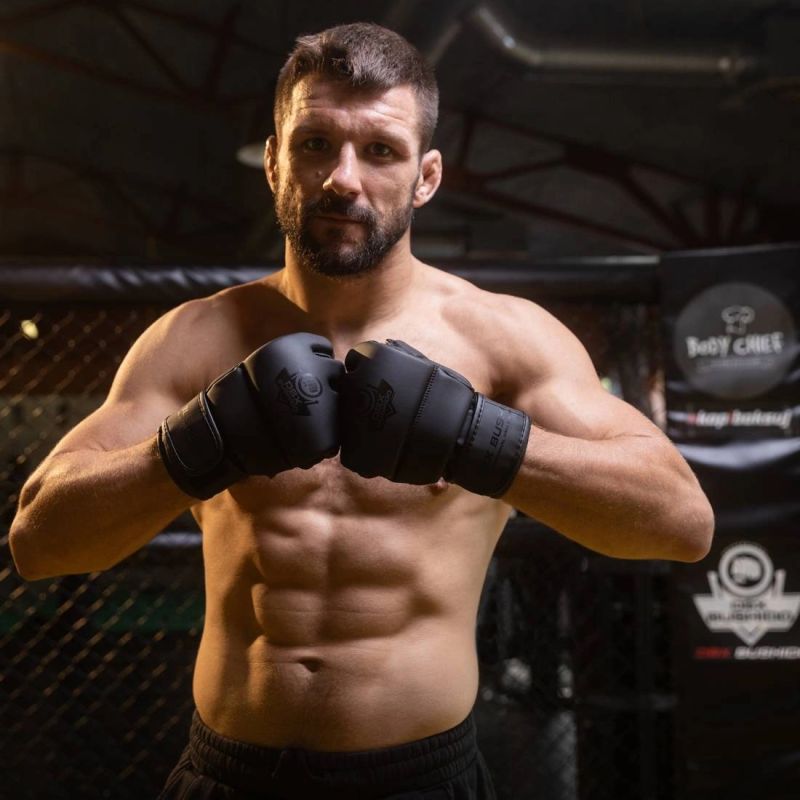 DBX Bushido MMAM Gloves - Black Master - Valor Series fekete kesztyű