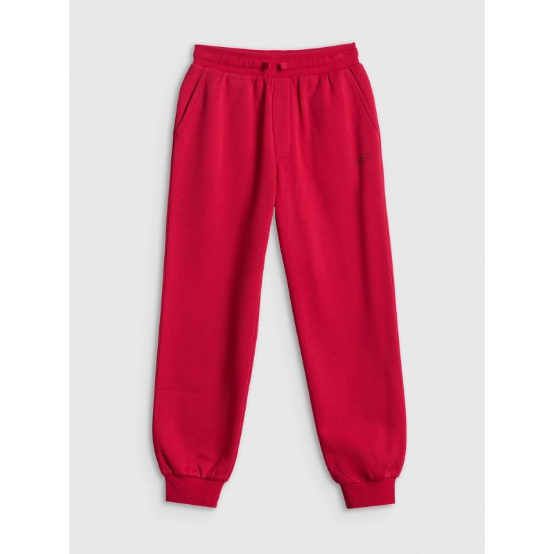 Boys' jogger sweatpants 4F 4FJRSS26TTROM1824-62S pants