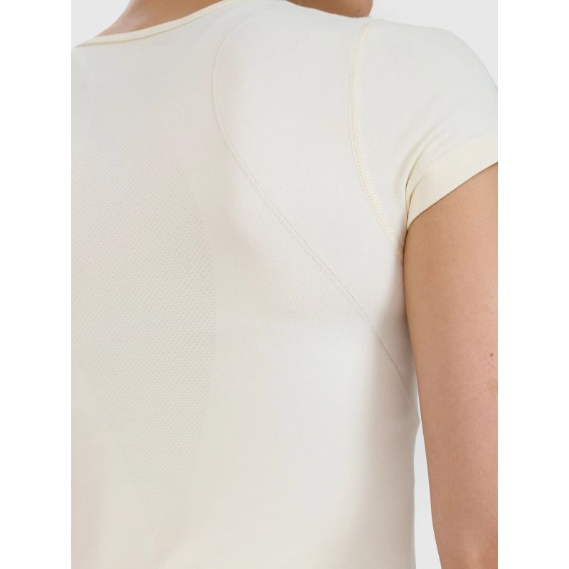 Women's quick-drying yoga and pilates t-shirt 4F 4FWSS25TFTSF1270-11S xs/s póló