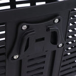 Wozinsky WKR-PK plastic handlebar bicycle basket - black fekete edzőfelszerelés 304004-203977