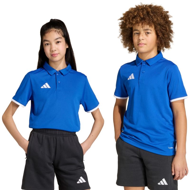 adidas Entrada 26 T-shirt for kids blue JZ6625 104cm póló