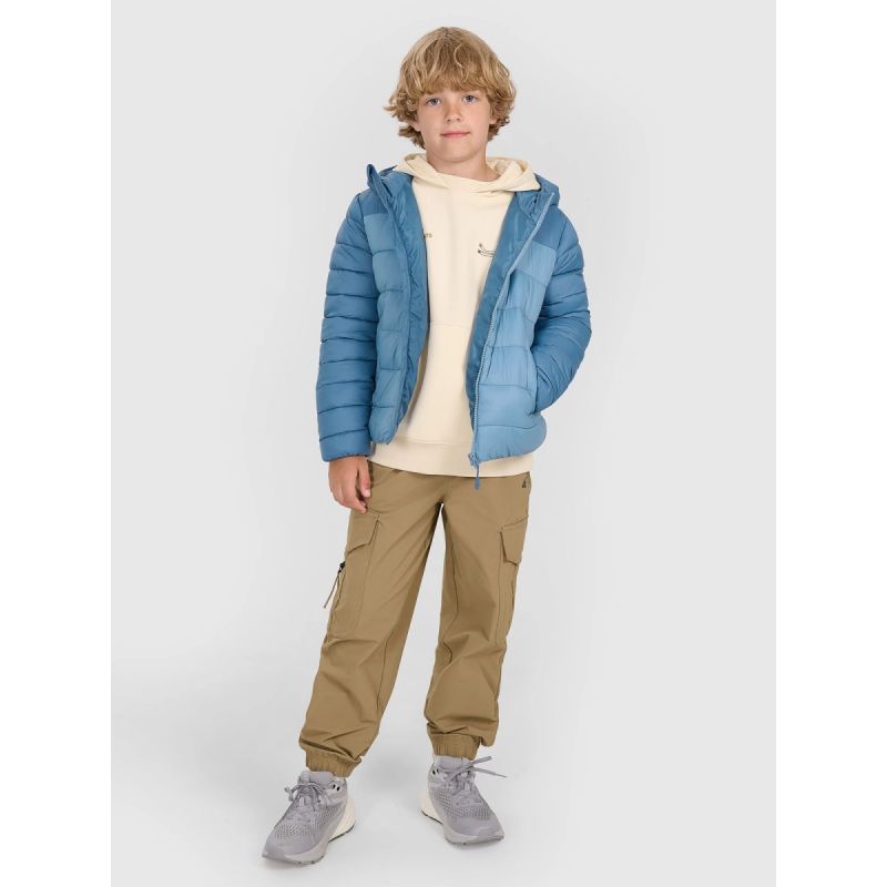 4f Boy's down jacket with synthetic filling 4FJRAW25TDJAM0770-32S Ruházat