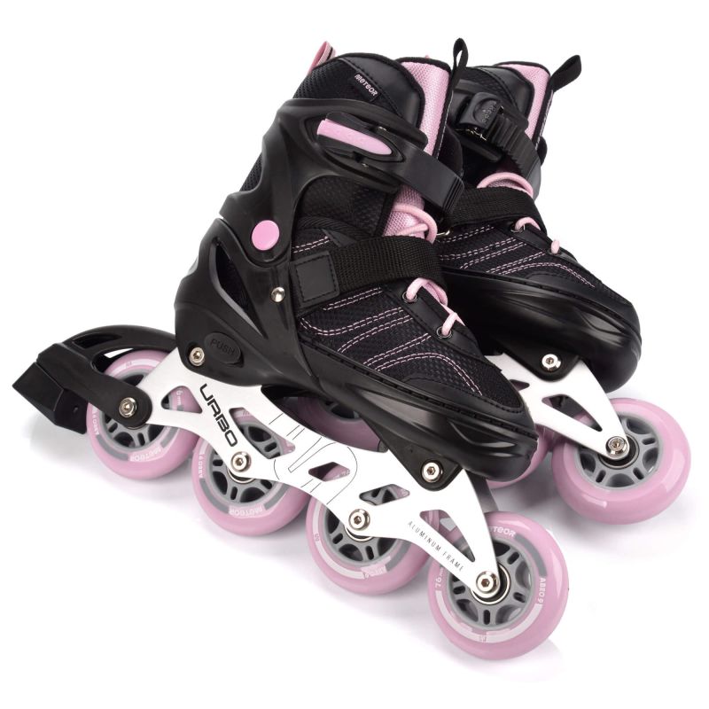 Meteor Roller Skates L 38-41 Urbo Black/Pink