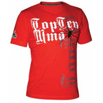 TOP TEN T-shirt - TS-TTMMA SPIDER czerwony+m póló