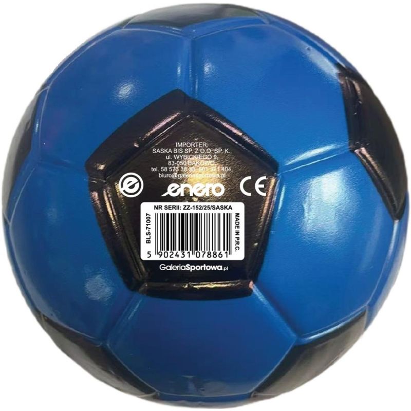 Enero Pu Foam 15cm Blue fekete labda