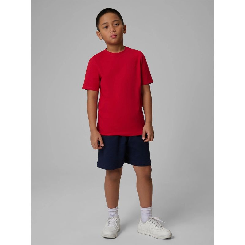 Boy's regular plain T-shirt 4F 4FJRSS26TTSHM3598-62S póló