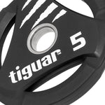 Tiguar PU Olympic plate 5 kg fekete kiegészítő TI-WTPU00500