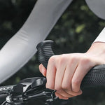 Wozinsky WGR-M22 MTB Bike Grips 22.2 mm Ergonomic Thumb Grips - Black fekete elektronika 304004-210721