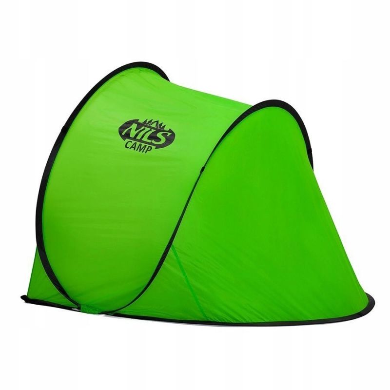 NILS CAMP NC3173 self-pitching beach tent, green zöld hátizsák