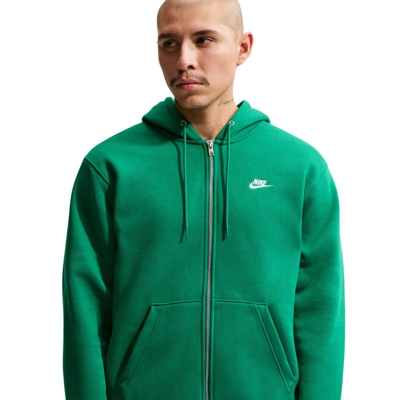 Nike Club BB FZ Hoodie Men's zöld kapucnis pulóver