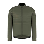 Rogelli ELEMENT winter cycling jacket, green, zöld kötött sapka SIRC1100005.400.S
