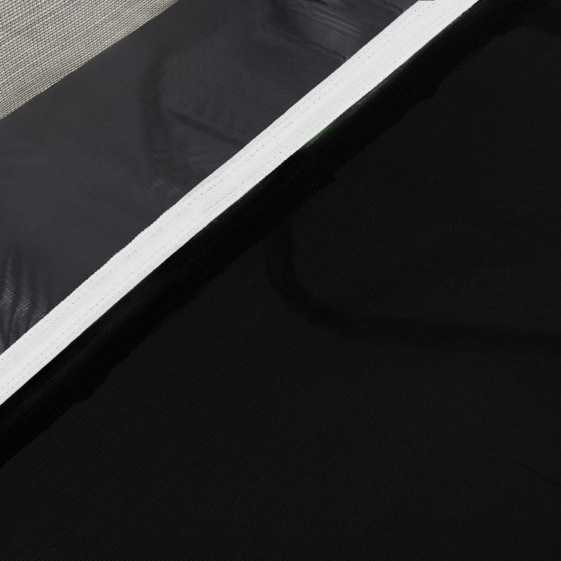 VIRTUFIT PREMIUM TRAMPOLINE WITH SAFETY NET 244 x fekete védőfelszerelés