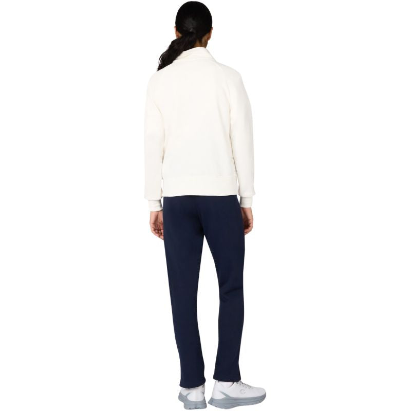 Champion Full Zip Suit Women's Cream and Navy Blue Tracksuit 117988 YS084