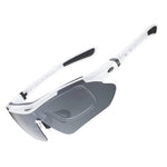 Rockbros 10142 photochromic UV400 cycling glasses - white biały glasses, training equipment