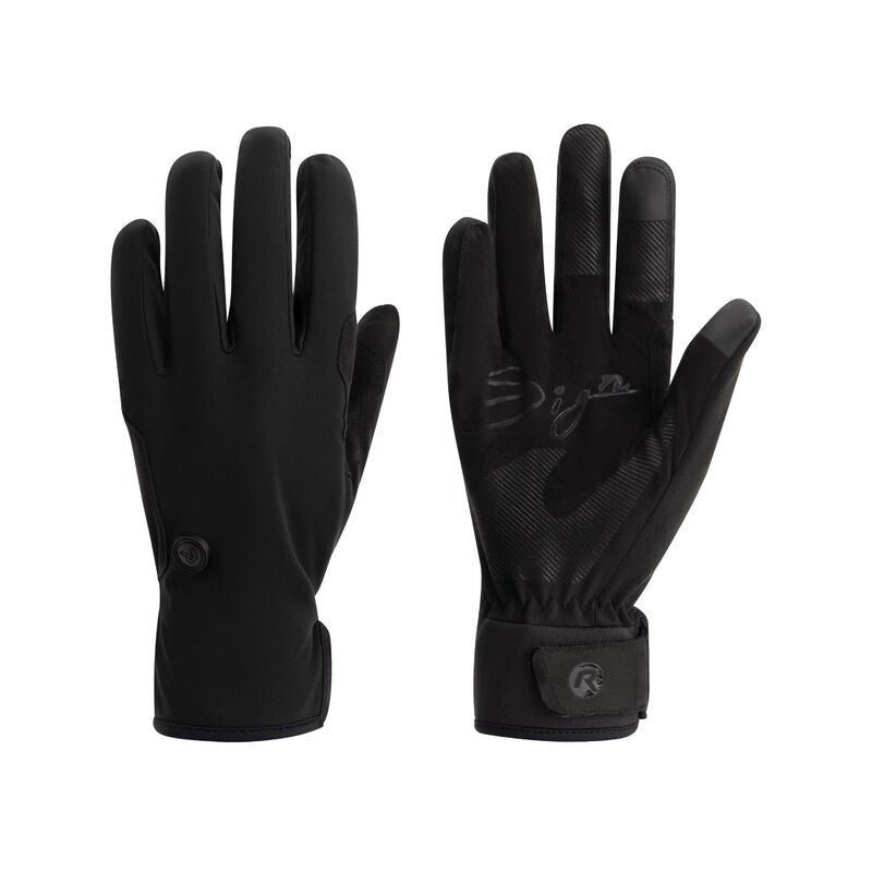 Rogelli SIGNATURE winter gloves black fekete kesztyű