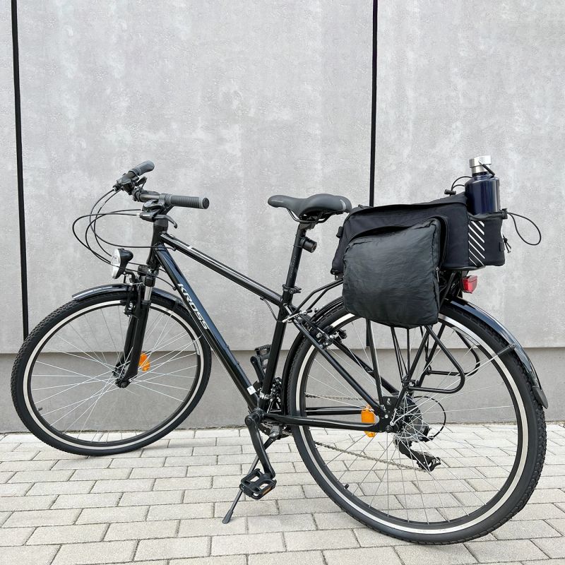 Wozinsky Bike Pannier Rack with Shoulder Strap 9L (Rain Cover Included) Black ( ) fekete táska 304004-63973