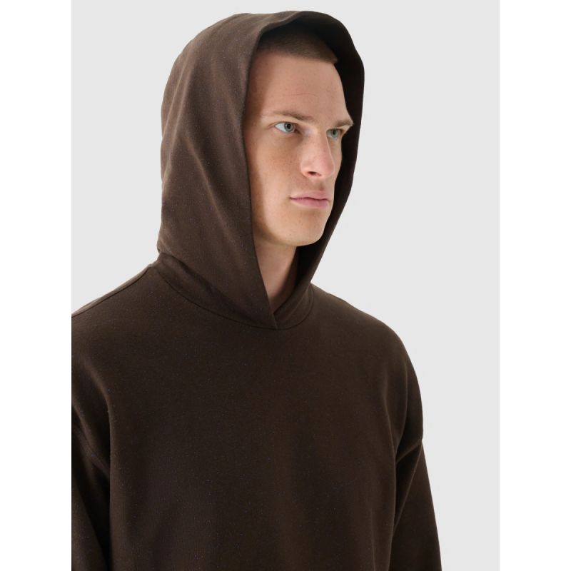 Men's sweatshirt with hood, open, 4F 4FWAW24TSWSM1310-80S 2xl kapucnis pulóver