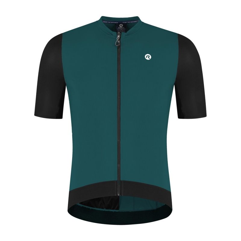 Rogelli DISTANCE II t-shirt türkiz póló