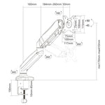 Elbrus Montis Monitor Holder / fekete elektronika