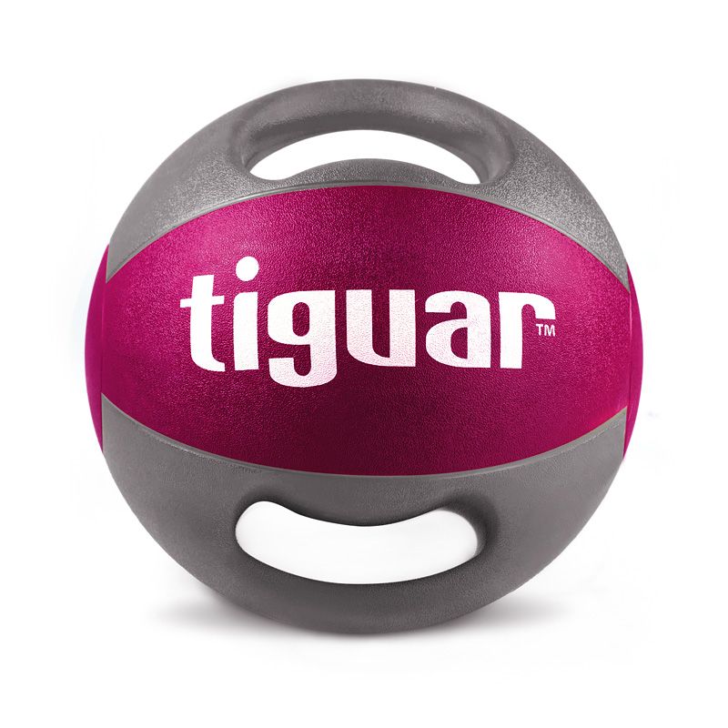 Tiguar Medicine ball with handles 5 kg lila kiegészítő TI-PLU005