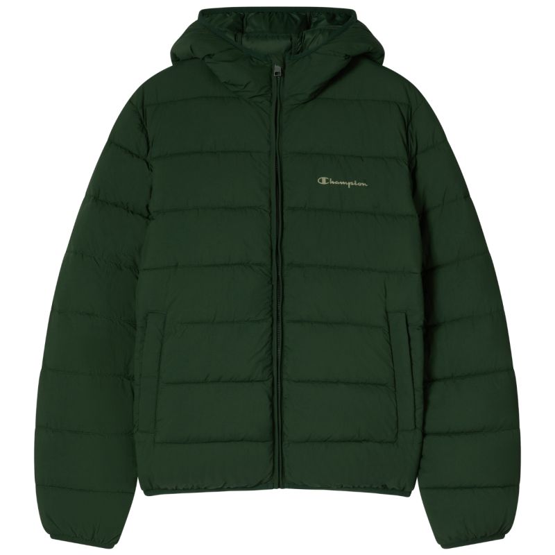 Champion Hooded Jacket Men's Green 221548 GS586