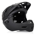 Meteor Hydra S full-face bicycle helmet 51-55 cm black fekete sisak 17894