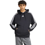 Adidas Men's Essentials 3-Stripes French Terry Hoodie Black fekete kapucnis pulóver KY6605