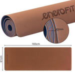 Enero Yoga And Fitness Mat Tpe Anti-Slip Brown Fit barna edzőfelszerelés GSP-1066608