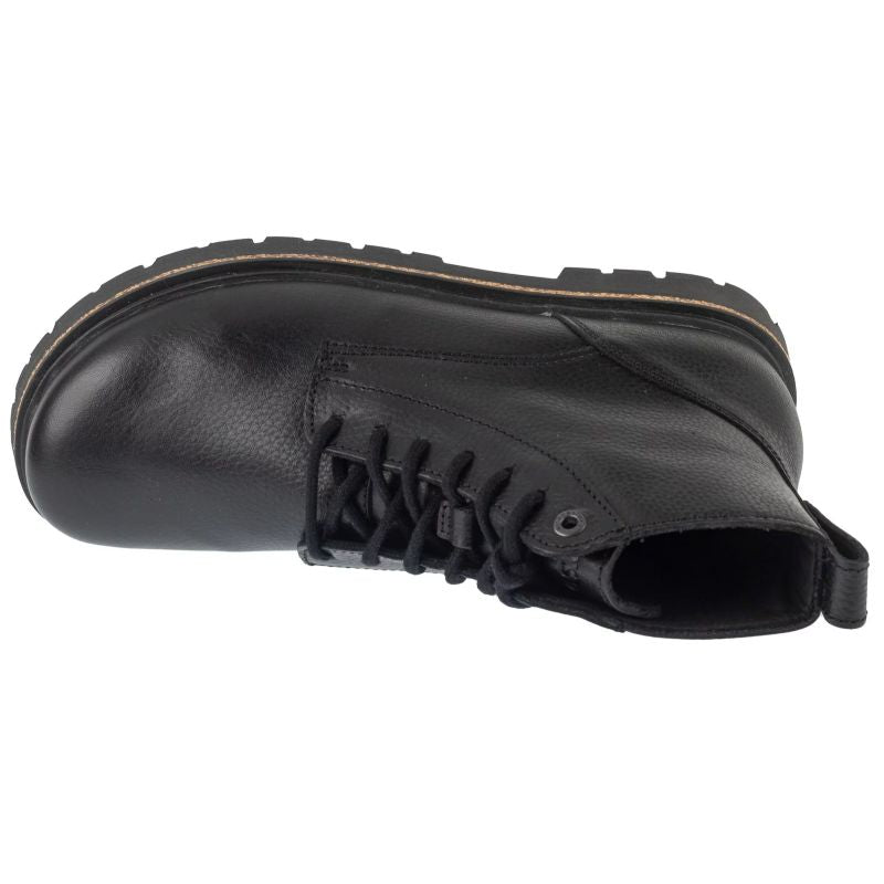 Birkenstock Highwood Lace Mid W 1030783 Black fekete bakancs