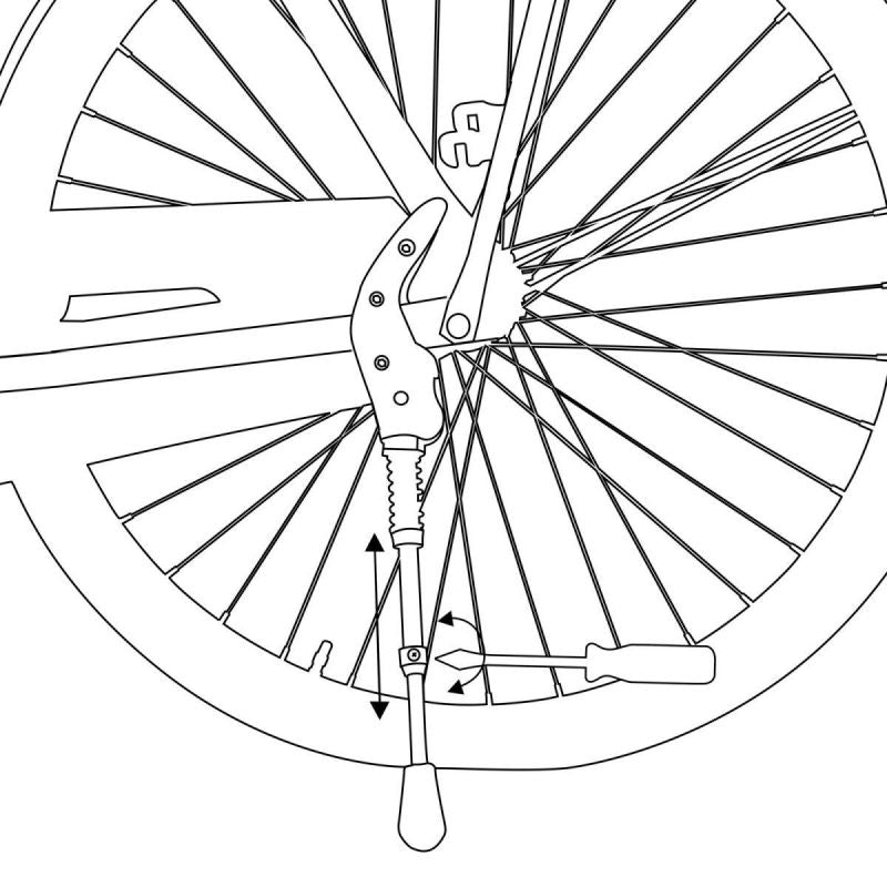Dunlop Bicycle Stand Rear Adjustable 24''-28'' kiegészítő GSP-322926