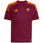 adidas AS Roma 25/26 Home burgundy kids' jersey JX2613 128 cm póló