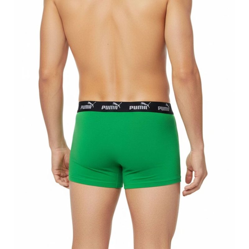 Puma men's boxer briefs 2-Pack green gray comfortable cotton szürke alsónemű