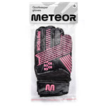 Meteor Catch 9 goalkeeper gloves black/pink uniw kesztyű