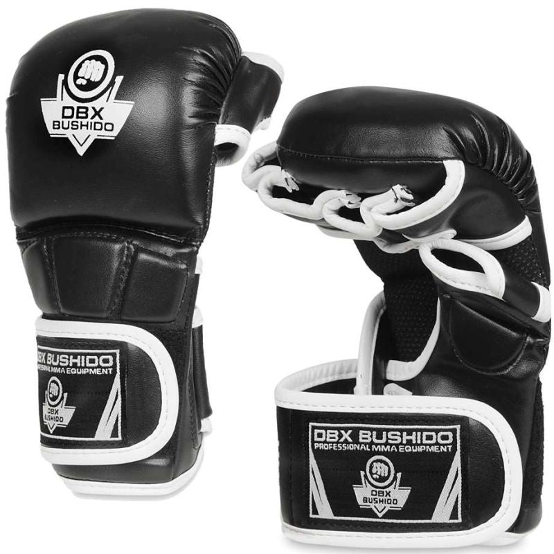 DBX Bushido MMAsparring gloves - Phantom White - Valor Series fehér kesztyű