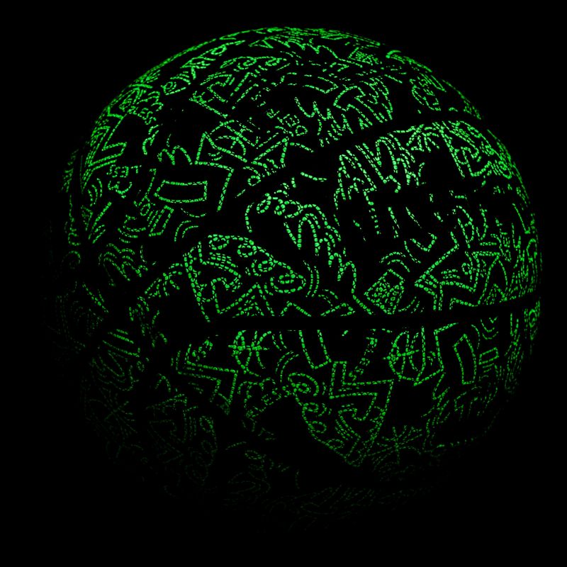 Meteor Fluo 7 Basketball uniw labda