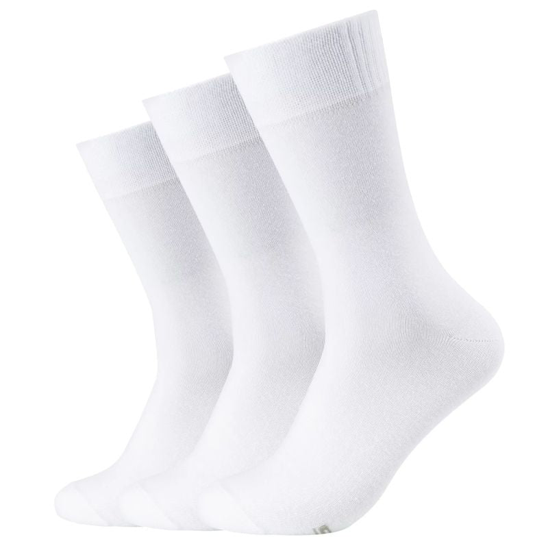 Skechers 3pk Men's Basic Socks SK41007-1000 White 43-46 Ruházat