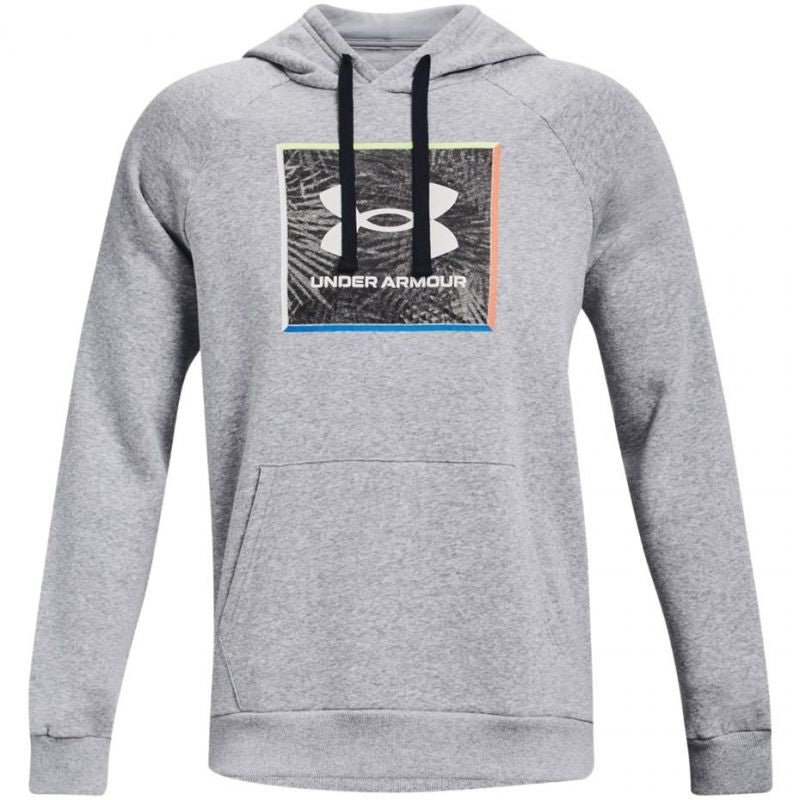 Under Armour Armor UA Rival Flc Graphic Hoodie M 1370349 011 Pulóver