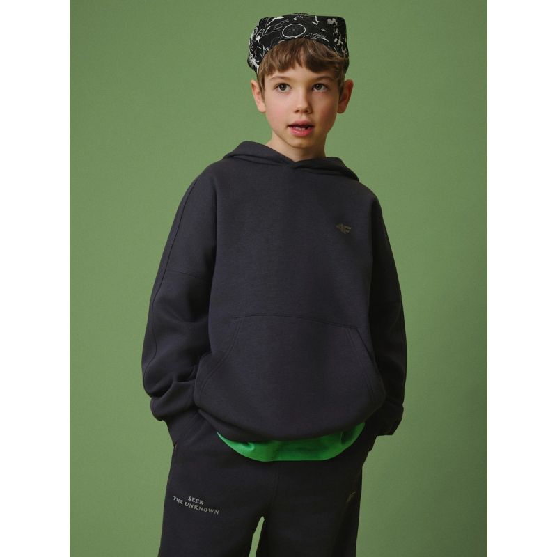 Boy's loose hooded sweatshirt 4F