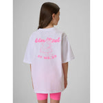 4F Girls' loose T-shirt with print 158/164 ruházat 4FJRSS26TTSHF3910-10S