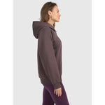 Women's sweatshirt with hood, open, 4F