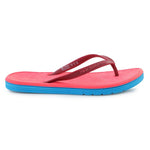 New Balance Women`S Pro Thong Flops Blue/Maroon/Pink