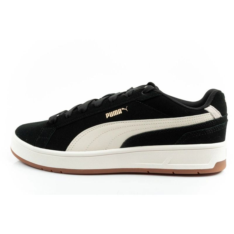 Puma men's Court Classico sports leather sneakers black fekete utcai cipő