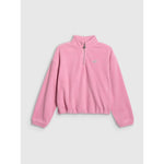 4FWarm oversize fleece with stand-up collar for girls 4F 4FJRAW25TFLEF441-54S pulóver