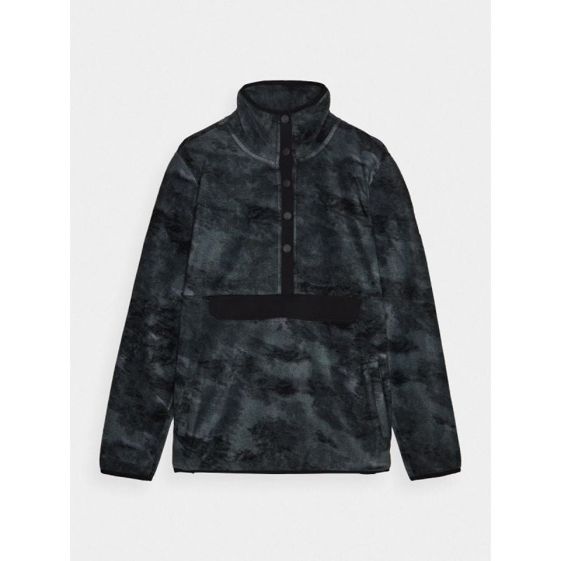 Women's oversize stand-up collar fleece 4F 4FWAW24TFLEF298-90A pulóver