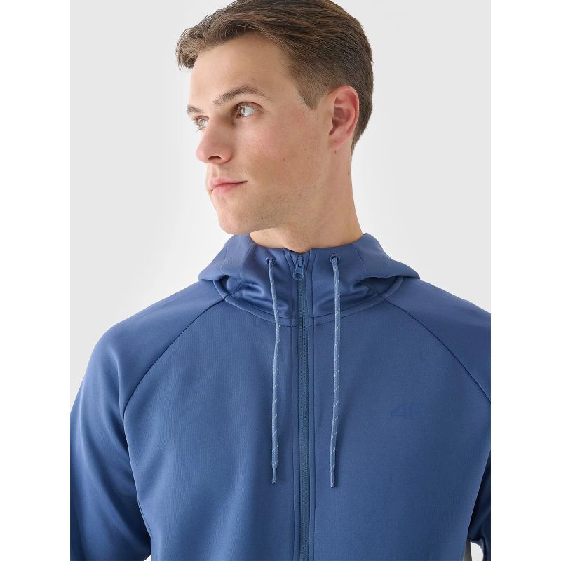 Men's training sweatshirt with a hood 4F 4FWAW24TFSWM405-32S 3xl kapucnis pulóver