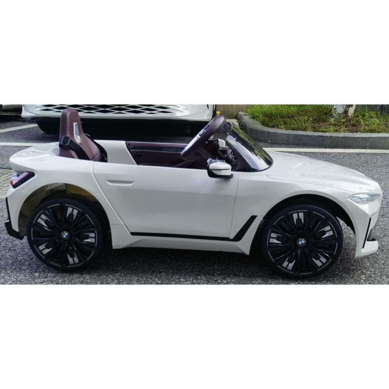 Enero BATTERY-POWERED CAR LICENSE BMW i4 WHITE fehér toys